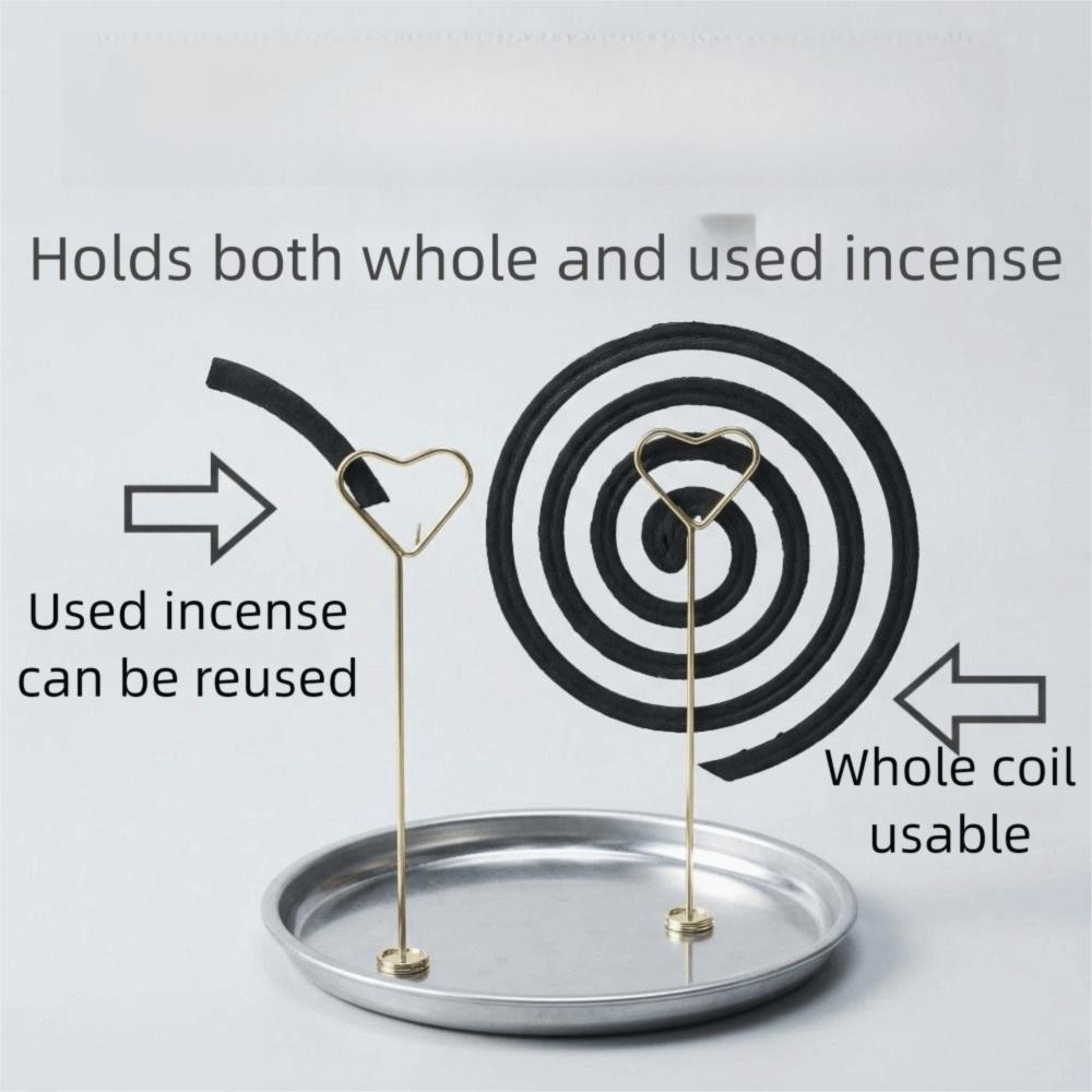 Multi-function Magnetic Mosquito Coil Holder Broken Incense Sandal Home Incense Mosquito Repellent