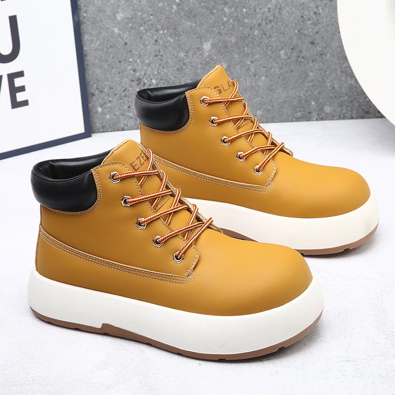 2024 новые ботинки kicking can't break bread из ревеня женские осенне-зимние ботинки на платформе ботинки Martin ботинки в британском стиле с большой головой