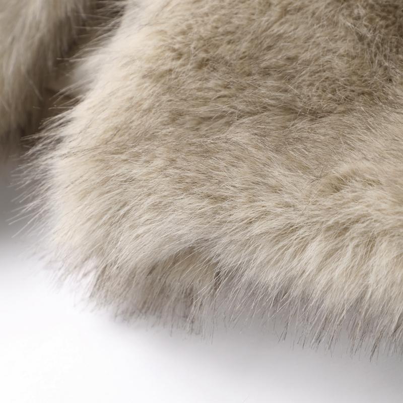 Модная роскошная короткая куртка из искусственного меха для женщин с воротником-стойкой и длинным рукавом, свободная куртка для осени и зимы, ленивая толстая уличная верхняя одежда