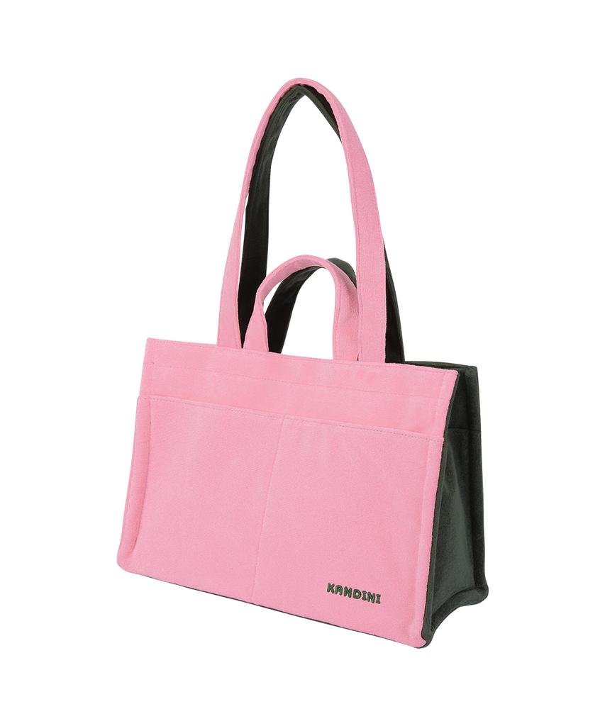 Kandini Pink/Green Terry 2-Way Bag
