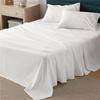 Satin Rayon Bed Sheet 4/3 Pieces Fitted Sheet Flat Bedsheet With Pillowcase 100% Egyptian Cotton 400TC Bed Sheet