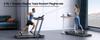 Treadmill TP1 Folding Electric Rolling Mat 16 km/h, Dual LED Display, Cardiometer, APP and Remote Control, Walking and Running Machine for Indoor.