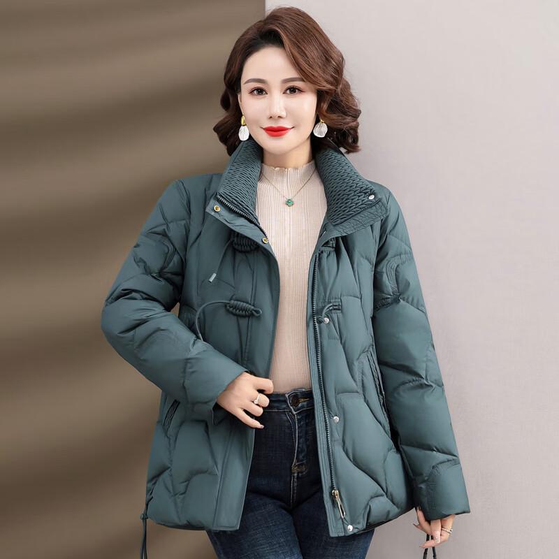 Ronghua Comfort Women's Short Stand Collar Down Jacket