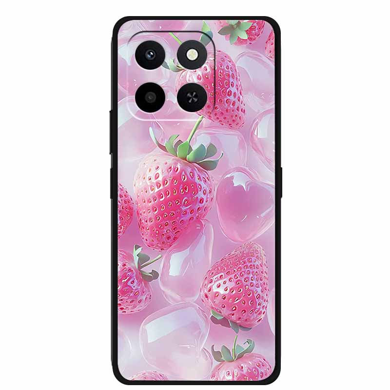 Чехол для телефона Honor X7D Honor 400 Smart Honor Play10T 5G Мягкий силиконовый TPU Защитный корпус Мультяшный Подарок Аниме Funda Цветок Capa