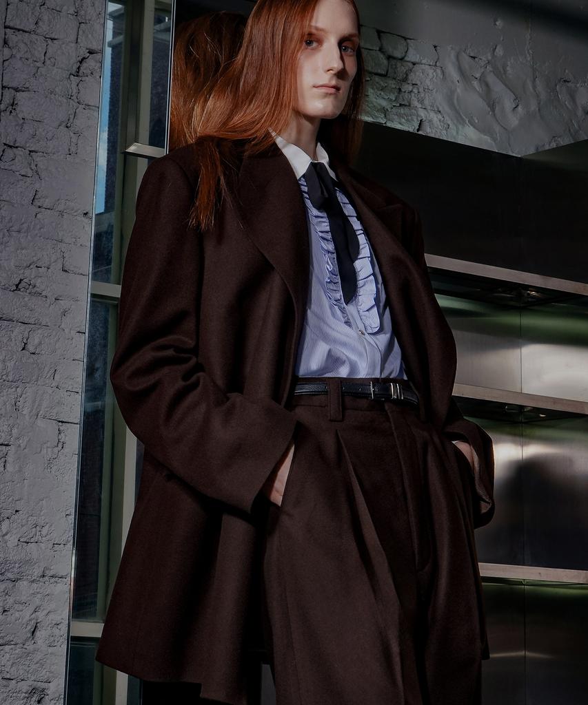 Untage Cashmere Double Jacket [Mocha Mousse (Unisex)]_Uth-Fb67