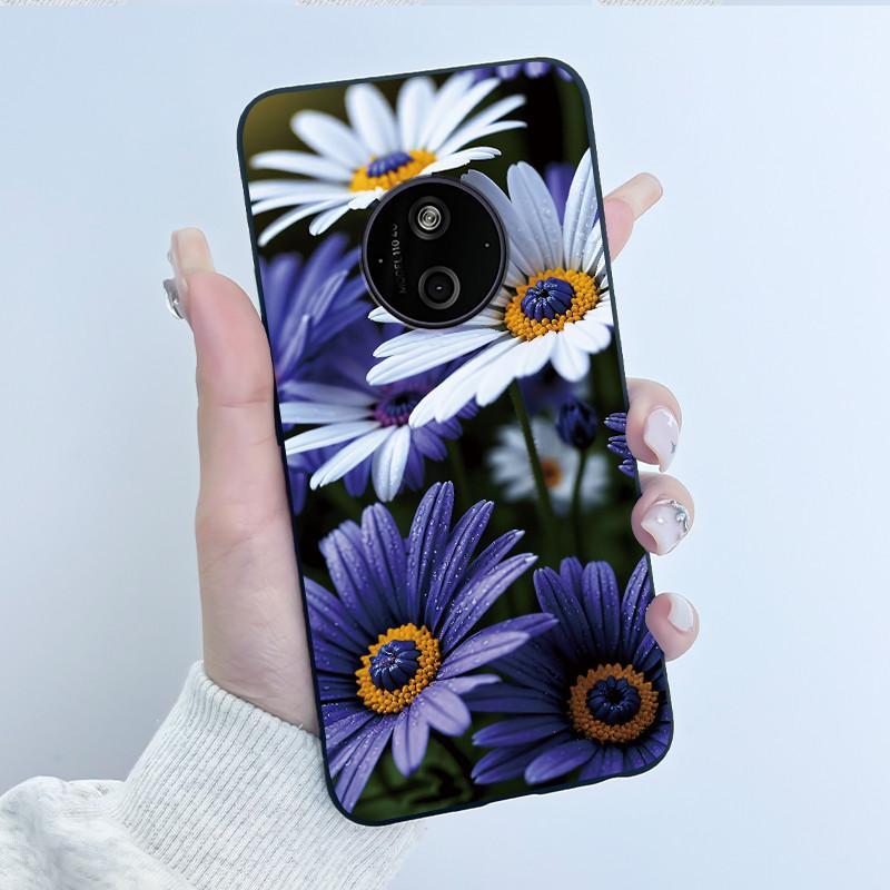Чехол для Nokia 125 110 4G 2024 HMD 110 Чехол Эстетичный Роскошный Милый Крутой Для Мальчиков Девочек Мягкий Силикон Черный Матовый Крышка-Оболочка для Телефона