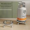 With Wheels Mobile Propane Tray Brake Fixed Tank Roller Stand Safe Cylinder Holder  Flower Pots