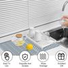 Dish Drying Mat Ultra Absorbent Silicone Dish Drying Mats Non-Slip Fast Drying Draining Mat Heat Resistant Folding Dish Pad