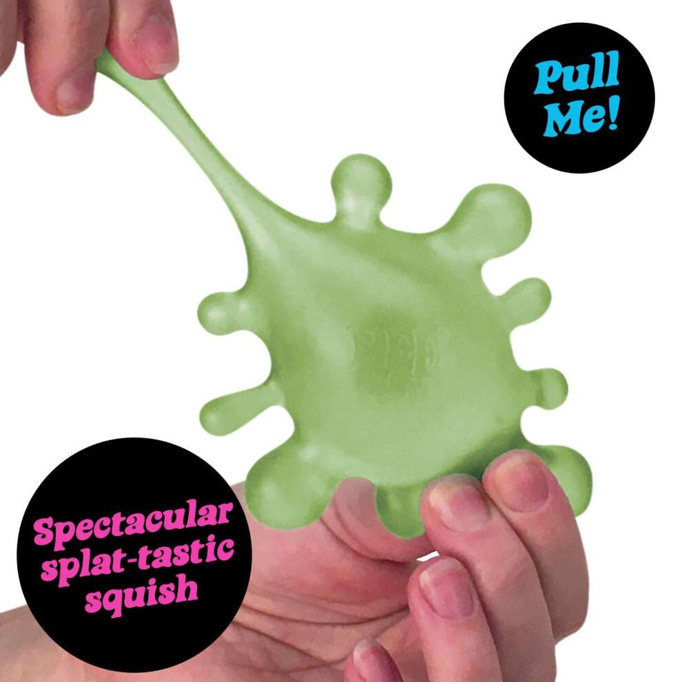 NeeDoh Sploot Splat - Мягкая игрушка-фиджет для детей, Мячики-антистресс Nee Doh, Сенсорные фиджеты, Мягкие игрушки для снятия тревоги, Безопасные и нетоксичные, Возраст 3 года