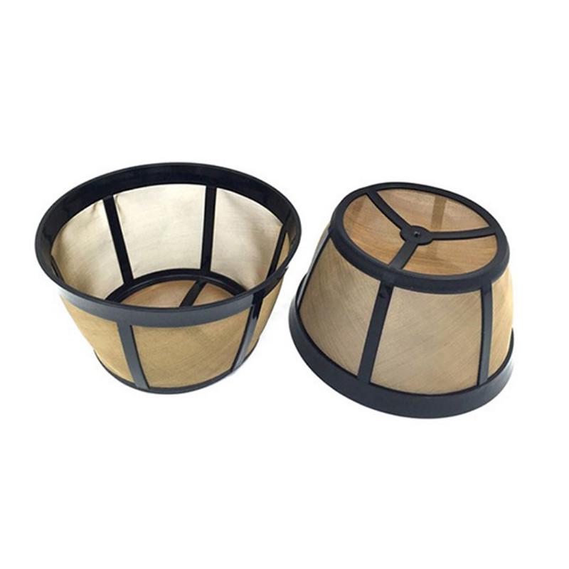 Многоразовые фильтры для кофе Постоянная сетка Стандартный размер Корзина для машины