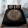 Bedding Set King Queen Double Full Twin Single Size Mythology Symbols Runes Bed Linen Set