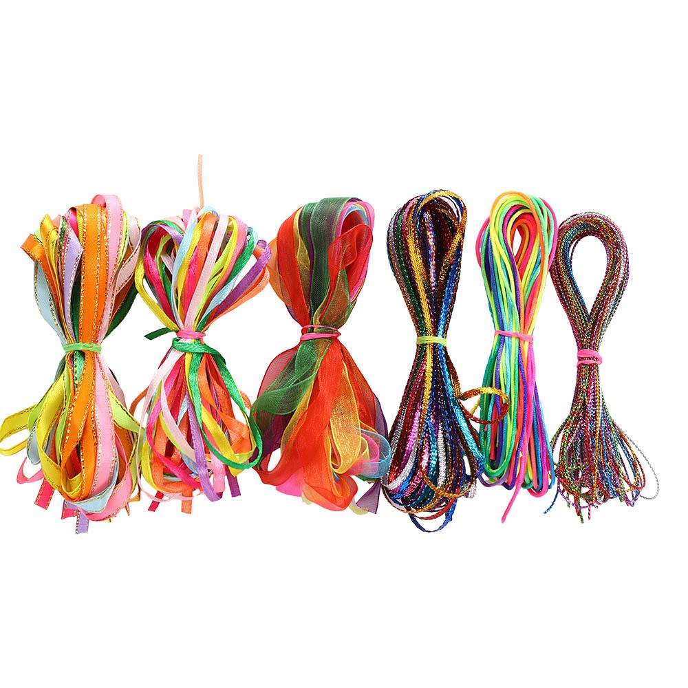 Принцесса веревки пряди милые африканские косички разноцветные косички для волос ленты для девочек DIY хвостик