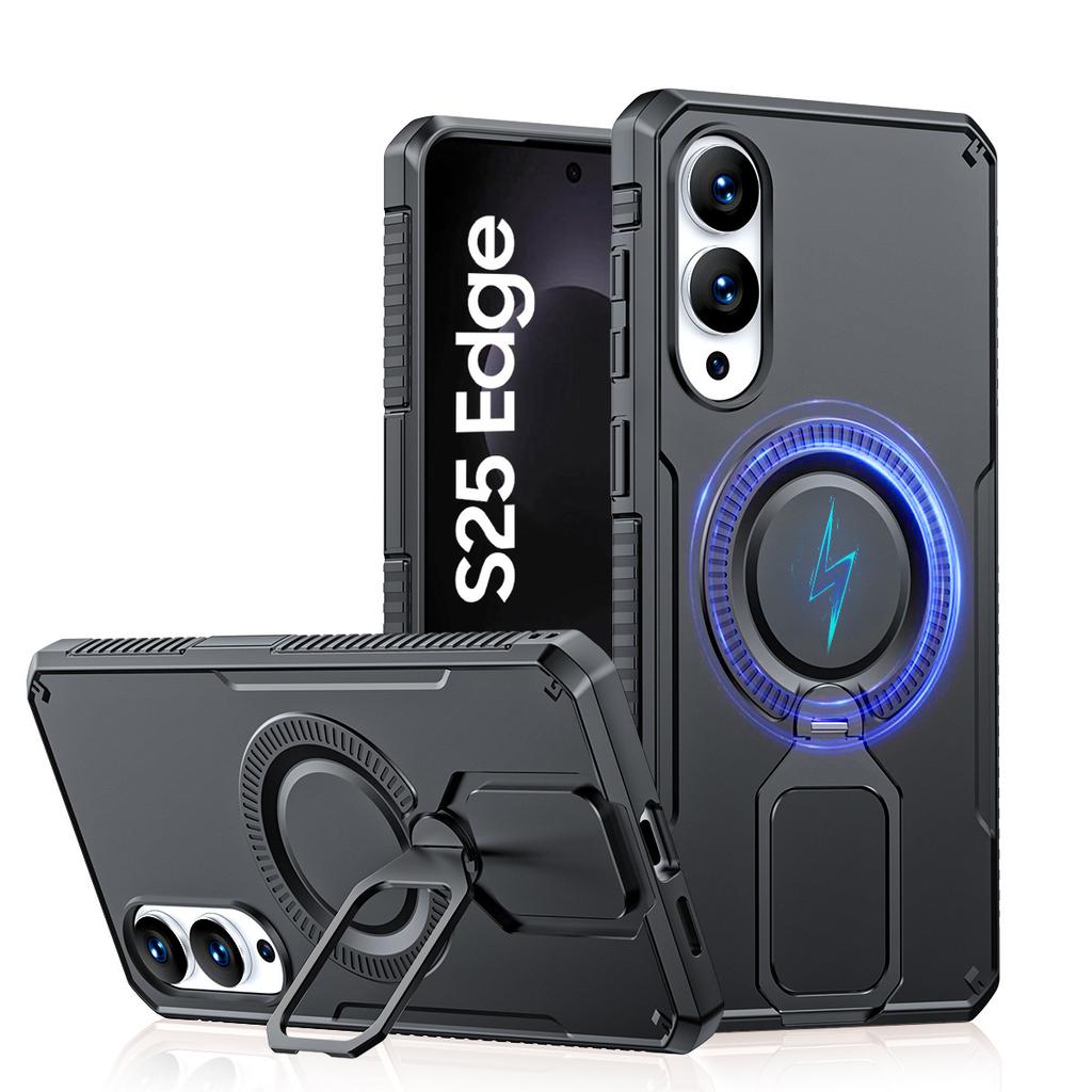Чехол для Samsung S25 Ultra edge Магнитный держатель на ремень защитная крышка полное покрытие Прочный чехол Ударопрочный Защита от отпечатков пальцев