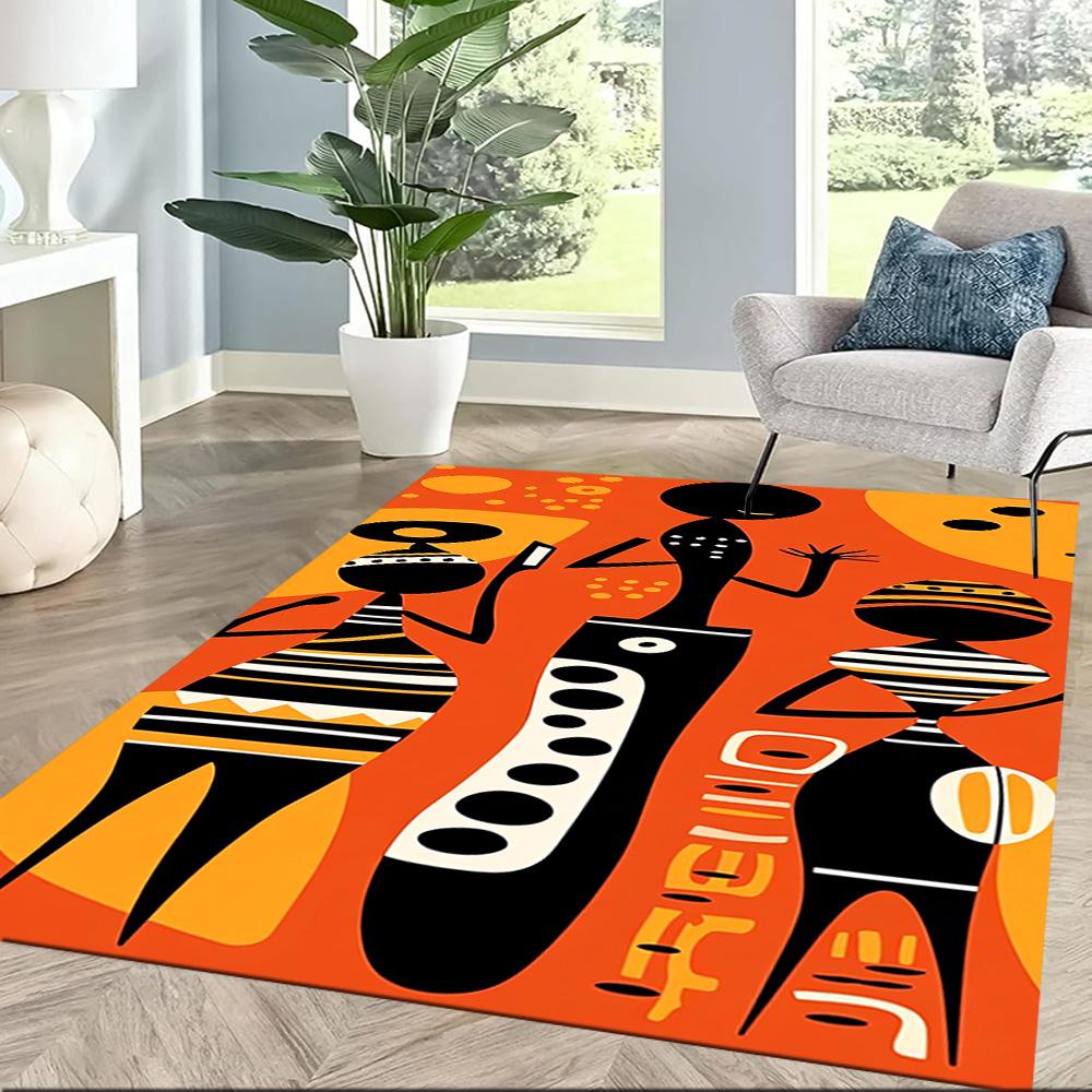 African Heritage Elegance Floor Mats for Living Room, Bedroom and Room Decoration Are Suitable for Gifts.