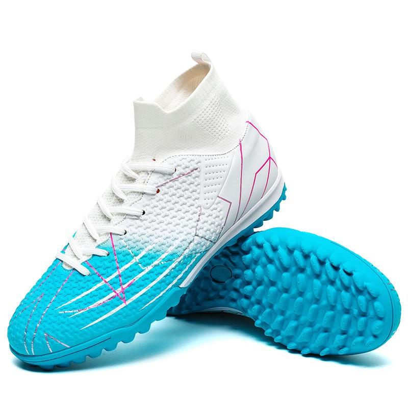 High-Top Football Cleats TF Artificial Turf Kids Youth Adults Training Soccer Shoes