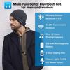 Bluetooth шапка-бини наушники музыкальная шапка M5 зимняя беспроводная кепка для наушников USB перезаряжаемая гарнитура с микрофоном спорт для iPhone Xiaomi Samsung телефон