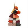 Boho Tassel Weave Ethnic Pendant Keychain