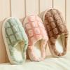 Cotton Slippers Winter 2025 New Indoor Home Home Home Non-slip Warm Plush Slippers Winter