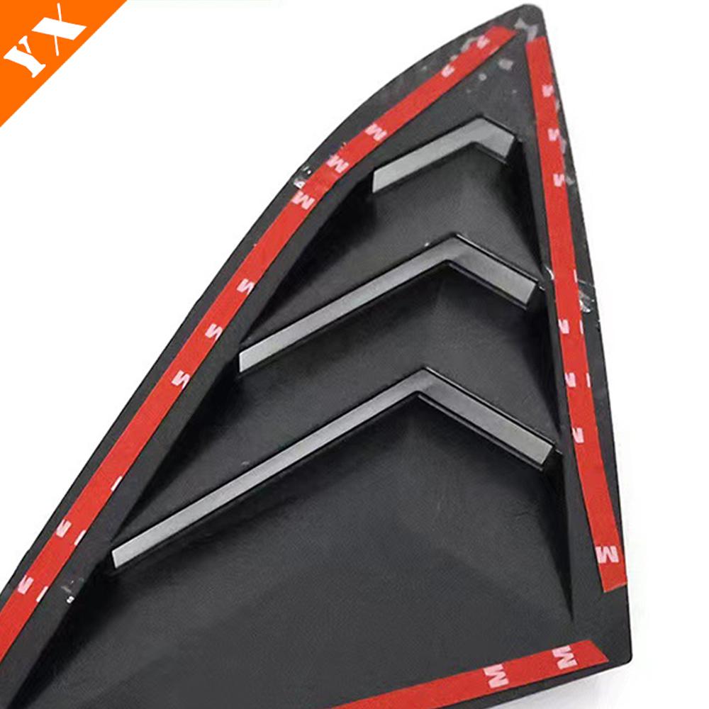 Аксессуары для Changan UNIV UNI-V 2023-2024, задний спойлер автомобиля, крыло, боковое окно, треугольная накладка, накладка из АБС-пластика, карбоновый черный