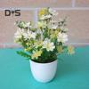Искусственный цветок в горшке Декор для вечеринки Пластиковый DIY Искусственный цветок в горшке