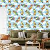 Wallpaper Colorful Fairytale Cloud Planes for Living Room and Bedroom 50x1000