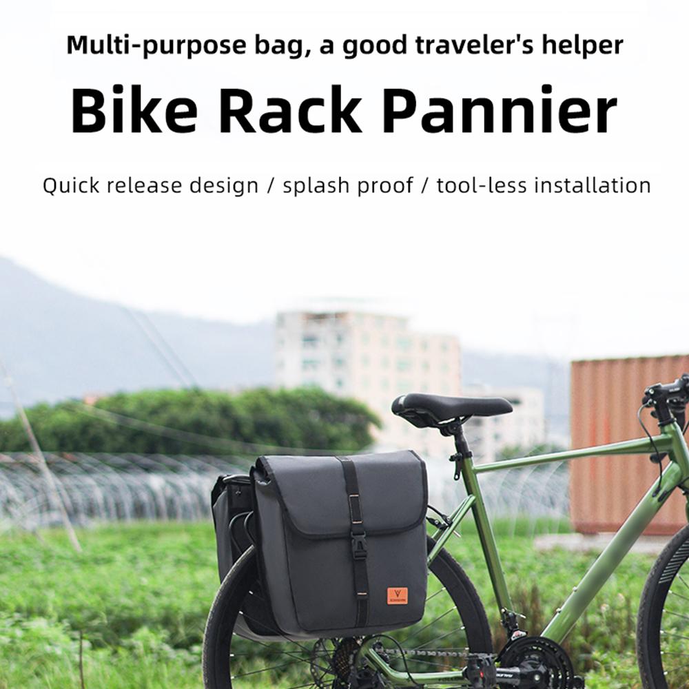 Waterproof Bike Panniers Bag Large Capacity Bicycle Rear Seat Bag for Bike Rear Rack
