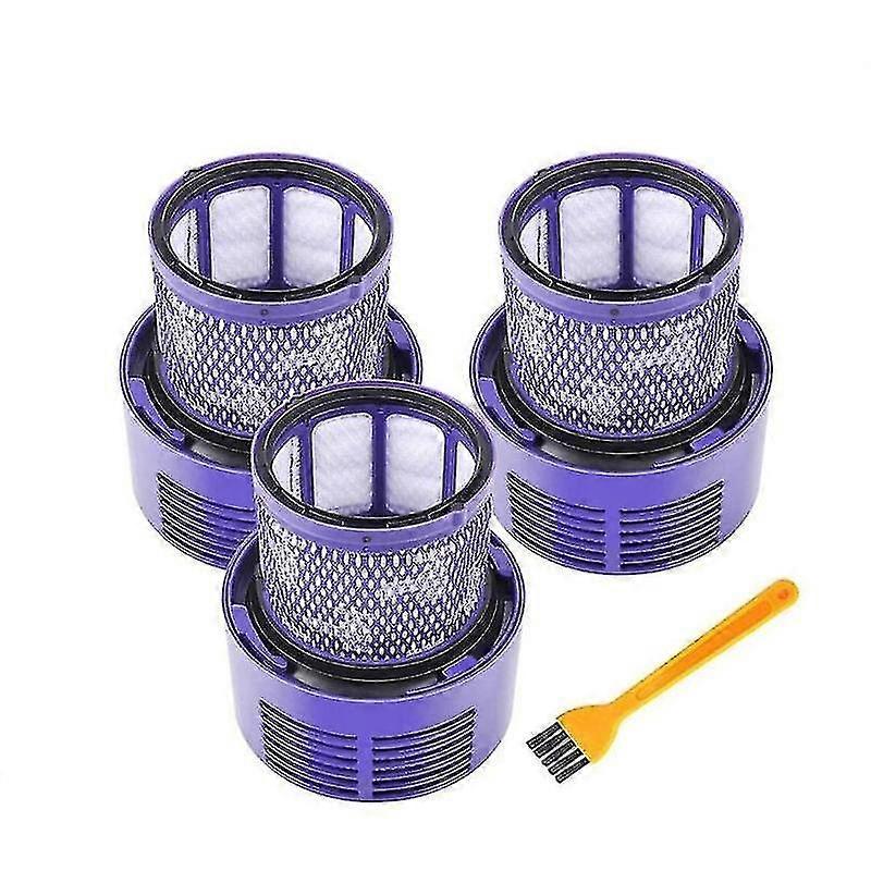 3 Pack Replacement Filter For Dyson V10 Cyclone, V10 Absolute, V10 Animal, V10 Total Clean, Sv12