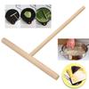 2 X Wooden Pancake Spreader Crepe Tortilla Rake Batter Spreading Kitchen/ Utens