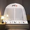 Foldable Bunk Mesh Net Breathable Mosquito Net Simple Yurt Mosquito Net Portable Camping Tent Single Double Bed Canopy for Adult