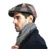 Big Size Wool Beret Man Octagonal Hat Women Spring Autumn Winter Wool Beret Dad Felt Ivy Cap Man Newsboy Caps M L XL
