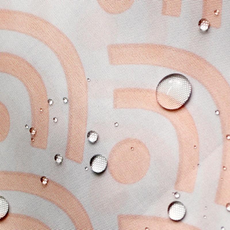 Водонепроницаемая занавеска для душа с крючками, утолщенная водонепроницаемая полиэфирная ткань, ткань для занавески для душа