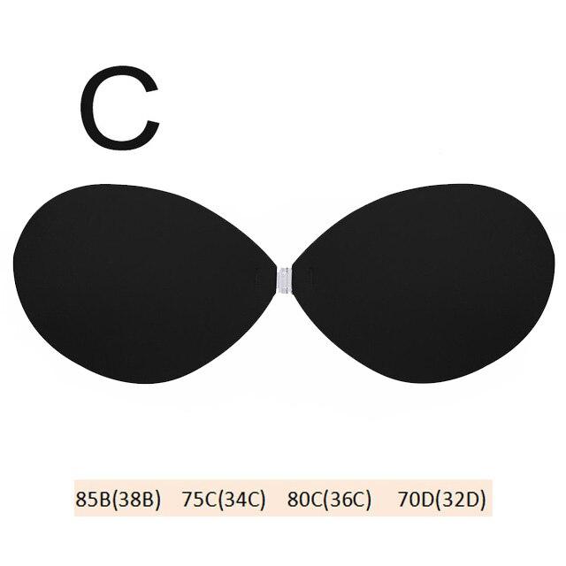 FINETOO Women's Breast Push Up Pad Reusable Swimsuit Accessories Silicone Bra Pad Nipple Cover Stickers Patch Inserts Sponge Bra