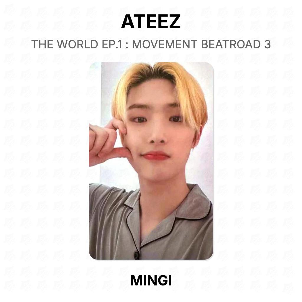 ATEEZ МИР ЭП.1 : ФОТОКАРТОЧКА Official Photocard из MOVEMENT BEATROAD 3