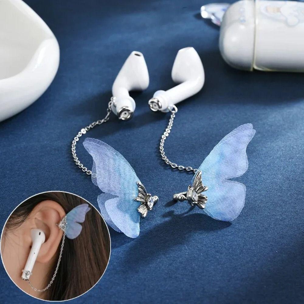1Pair Earhook Earphone Anti-Lost Ear Clip Chains Ear Holder Clips for AirPods Pro 2/AirPods 3 2 1