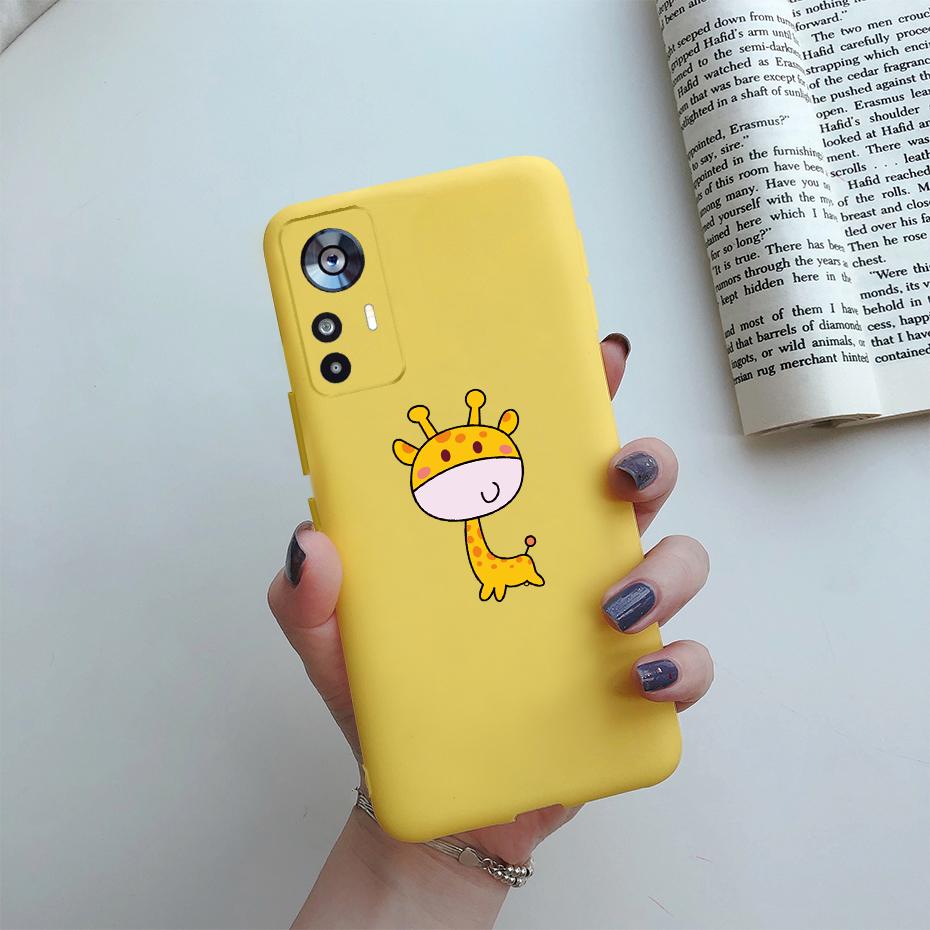 Чехол для Xiaomi 12T Мягкий силикон Милый кот Мультяшный Защитный чехол для Xiaomi 12T Pro 5G Чехлы для телефона Mi 12 T 12TPro 2022 Fundas