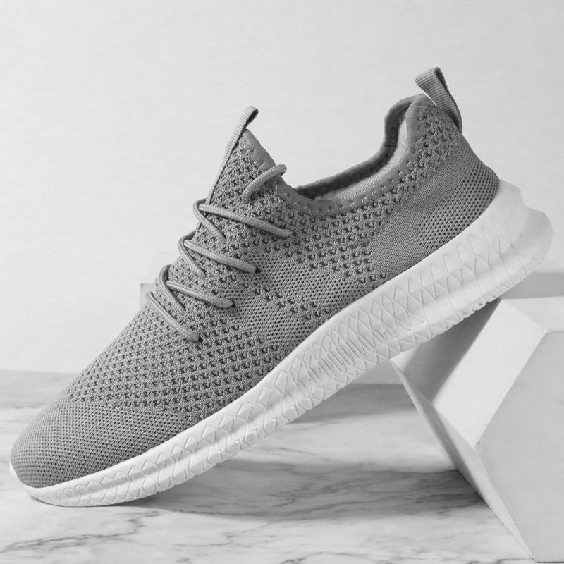 Damyuan Lightweight Men Shoes Fashion Design Running Shoes Lace-Up Male Outdoor Gym Sports Tennis Shoes Vulcanized Footwear