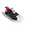 Детские кроссовки LEGO x adidas Superstar 360 J Черные Зеленые Основной черный Облачно-белый FX4922