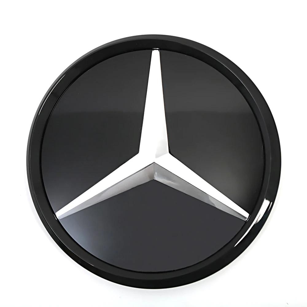 3D Mirror For Mercedes Benz E-Class W213 2016-20 E200 E250 Chrome Silver And Black Newest 3D Style Front Grille Star Emblem Logo