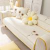 Simple Sofa Cushion Pure Cotton Pastoral Small Fresh Fabric Cute Nordic Living Room Sofa Cover Cloth Four Seasons Universal Non-slip