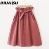 IHUASU Женская модная повседневная летняя весенняя юбка