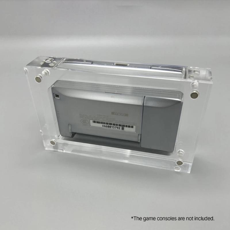 Magnetic Cover for High Transparency Acrylic Display Case Console Dustproof Storage Box Gamepad Protector Hard-Shell