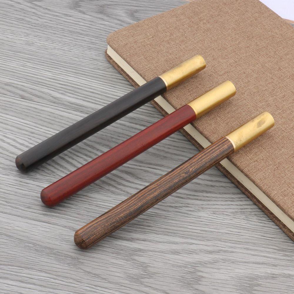 Refill Writing Tools Ballpoint Sign Pen Brass Pen Roller Ball Pen Metal Gel Pen Wood Rollerball Pen