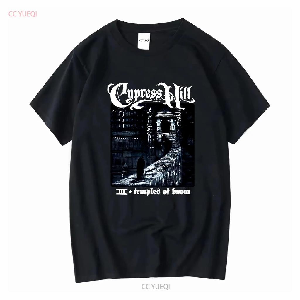 Cypress Hill T Shirt Iii Temples Of Boom All Size S To 4XL Vintage Washed Graphic Slightly Streetwear Fashion Comfortable