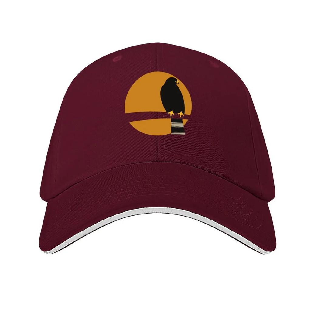 Zonetailed Hawk Buteo albonotatus Texas Threatened Bird Baseball Cap hard hat Beach Outing cute Female Mens