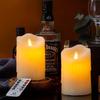 2 шт. мерцающие светодиодные свечи беспламенные свечи для подсвечников с дистанционным управлением чайные свечи свадебное вечернее праздничное домашнее украшение освещение