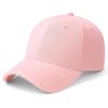 BLESS INTERNATIONAL Premium Cotton Baseball Caps for Men & Women (Pink)