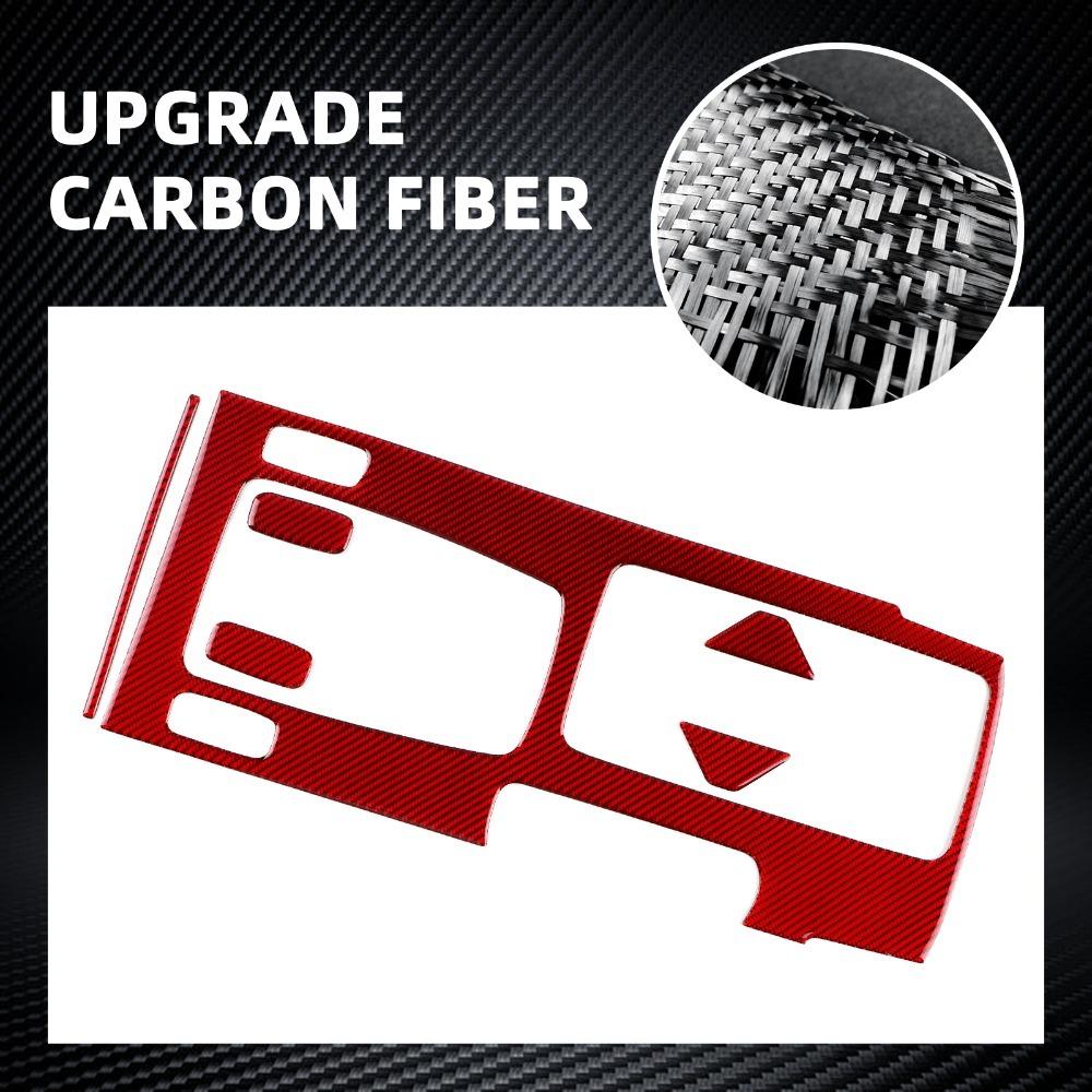 Carbon FIber Sticker Car Central Gear Shift GearShift Cup Holder Panel Frame For Honda Accord 2013-2017 Decoration Accessories