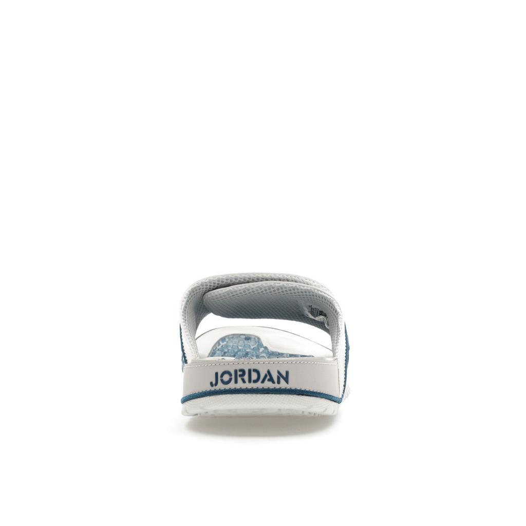 Шлепанцы Air Jordan Hydro 4 Retro Slide Military Blue Industrial Blue Мужские Шлепанцы 532225-141