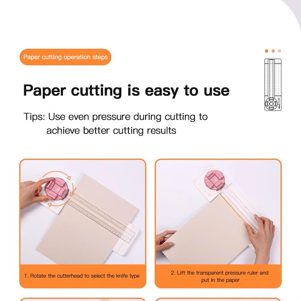 1pcs Mini Paper Trimmer Paper Cutter Cutting Machine for Art Diy Craft Card Photo Laminated Paper Scrapbook Home Crafts Tools