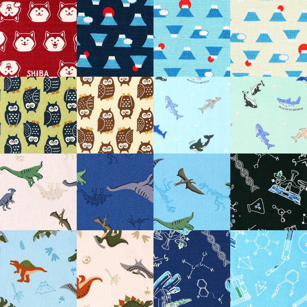 Детский набор из 30 половинных носовых платков из марли, симпатичный узор, набор для вечеринок и мероприятий [кластер] [кластер] [полностью